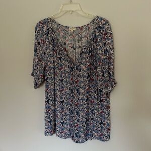 Mason & Belle Chelsea Puff Sleeve Top Large